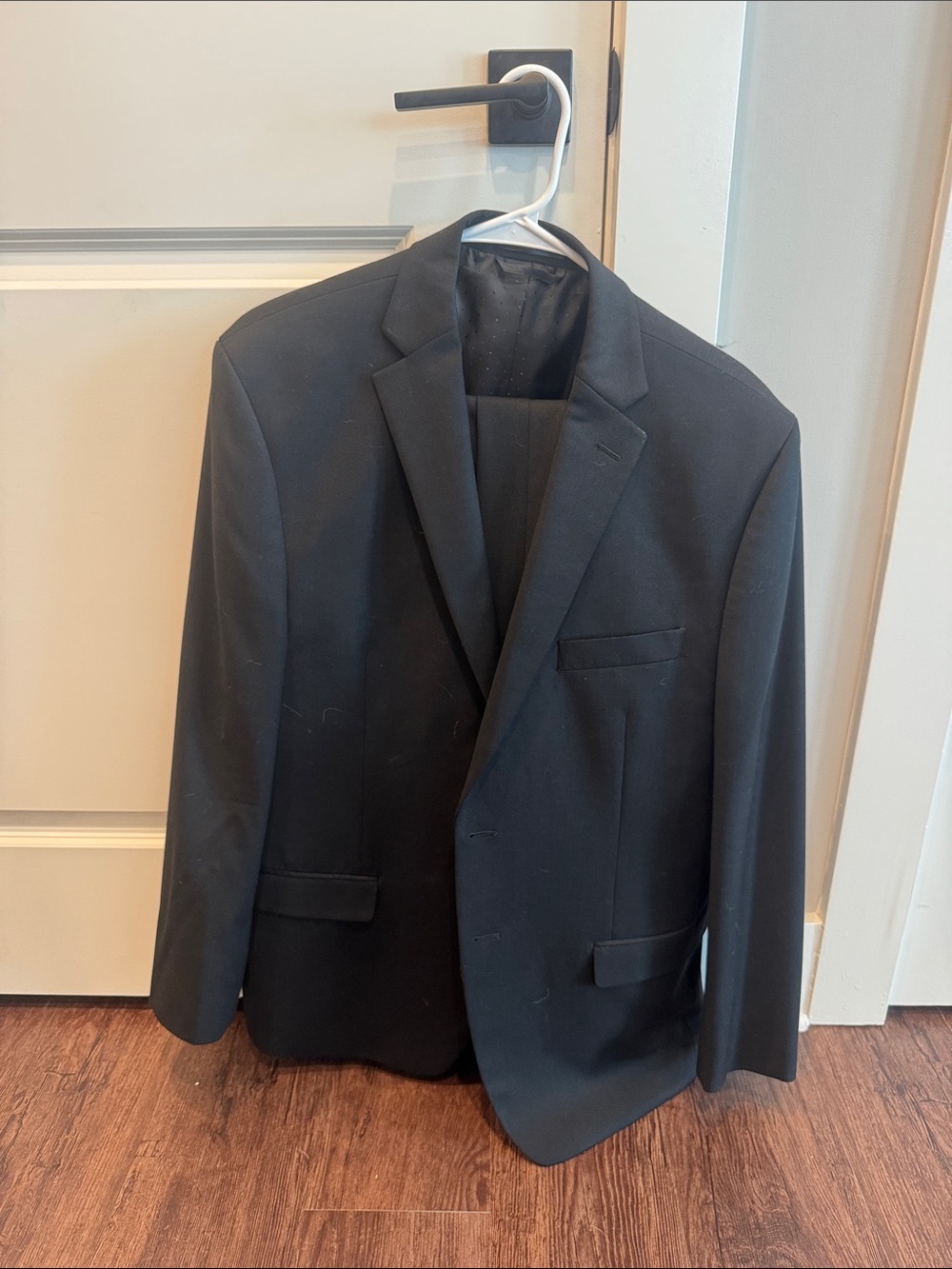 Men's Classic Black Suit Blazer - Tailored Formal Jacket